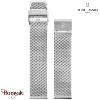 Bracelet de Montre Pierre Lannier Acier milanais argenté 20 mm
