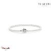 Bracelet TI SENTO Milano Perles femme argent plaqué platine perle nacrée et arge
