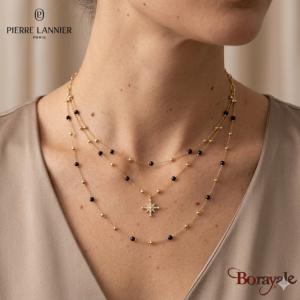 Collier Australe Pierre Lannier BJ22A8231 acier poli de couleur or