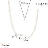 Collier TI Sento Perles coquillage femme 34094PW/42