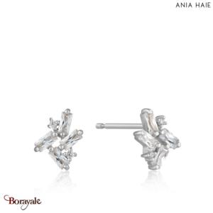 Glow Getter, Boucles d'oreilles Argent plaqué rhodium ANIA-HAIE E018-05H