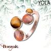 Bague Yola Nature Nature et élégance Acier plaqué IP doré IK-175-50