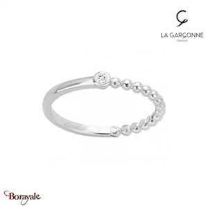 Bague, La Garçonne Diamant Femme, collection Etats d'âme, Taille 52