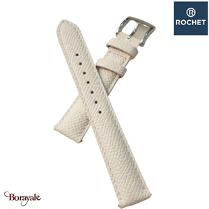 Bracelet Rochet France Danielli 14 mm de couleur : blanc 3321402A