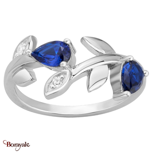 Bague, Gemstar Brand Femme, collection Borayale argent 925