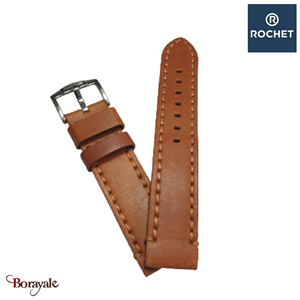 Bracelet Rochet France Kansas 20 mm de couleur : caramel 7432004ST