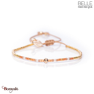 Bracelet -Belle mais pas que- collection Peach Nougat B-1362-NOUGA
