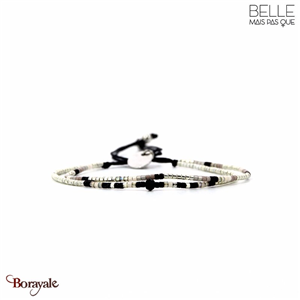 Bracelet Belle mais pas que, Collection: Velours noir B-1955-VENO