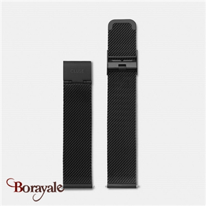 Bracelet montre Cluse La Bohème Strap Mesh Full Black CLS048-CS1401101011