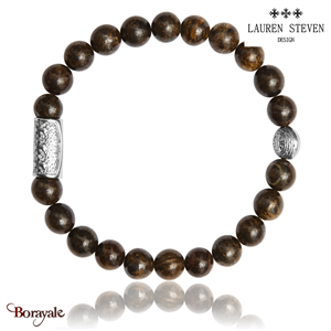 Bracelet Lauren Steven Prospérité Bronzite LSB08M101