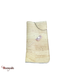 Etui Lunettes MONTADO en liège naturel, made in Portugal unisexe 686209