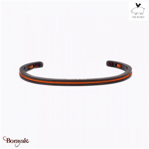 Bracelet PIG & HEN Navarch 4 Maple Orange Black Taille : m (20cm)