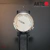 Montre AKTEO Art - Lettres Ecrivain 42 mm argent ronde ALe16