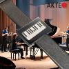 Montre AKTEO Art - Musique Piano clavier 38 x 27 mm argent  rectangle AMu47