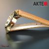 Montre AKTEO Art - Musique Violon Stradivarius 29 mm doré ronde AMu11