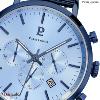 Montre PIERRE LANNIER Collection BARON Cadran Bleu Bracelet Acier Milanais Bleu