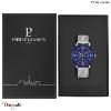 Montre PIERRE LANNIER Collection BEAUCOUR argenté milanais  Homme