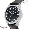 Montre Homme Orlam Pulse cadran noir bracelet cuir noir étanche 10 ATM ORSSLPU00