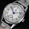 Montre LIP Himalaya Sector Dial acier 29 mm saphir 671730