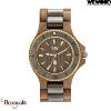 Montre en bois WEWOOD DATE ME Nut Rough - gun métal et doré 70368-733