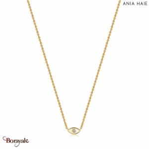 Wild Soul, Collier Argent plaqué Or 14 carats ANIA-HAIE N030-01G
