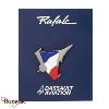 Pin's Dassault Aviation Rafale Solo display, bleu, blanc, rouge