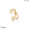 Forget Me Knot, Bague Argent plaqué Or 14 carats ANIA-HAIE R029-02G
