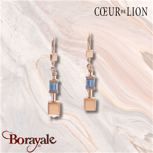Nuance: 0700 Boucles d'oreilles Cœur de lion With EUROPEAN CRYSTALS  bijoux