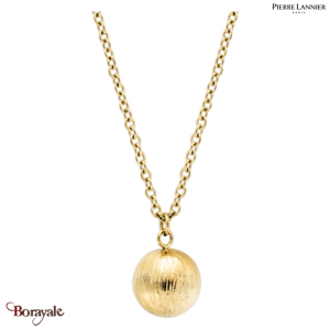 Collier Pierre Lannier Nova acier doré sans nickel BJ08A0201