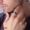 Bague homme Phebus acier argenté taille 60 15-0283-60