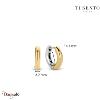 Boucles d'oreilles TI Sento créoles femme 7210SY