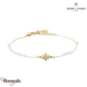 Bracelet ANTHAREA Pierre Lannier BJ25A1211 acier poli de couleur or