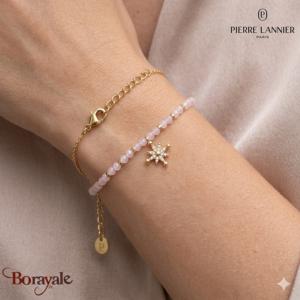 Bracelet ANTHAREA Pierre Lannier BJ25A5251 acier poli de couleur or