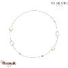 Collier TI Sento Nacre femme 34102MW-80