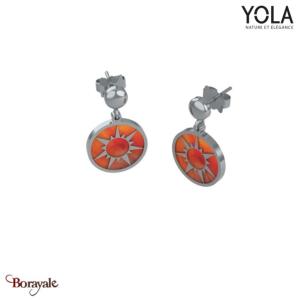 Boucles d'oreilles Cornaline, Collection: Nature et élégance YOLA