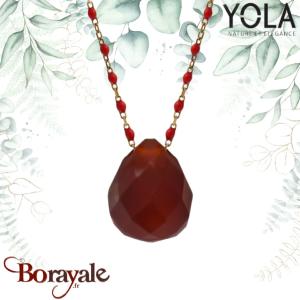 Collier Yola Nature Nature et élégance Acier plaqué IP doré IP-455