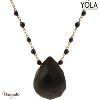 Collier Yola Nature Nature et élégance Acier plaqué IP doré IP-457