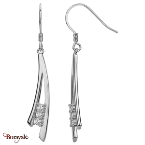 Boucles d'oreilles, Gemstar Brand Femme, collection Borayale argent 925