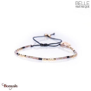 Bracelet -Belle mais pas que- collection Black Mocha B-1363-MOCHA