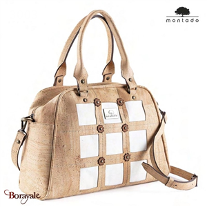Sac à main MONTADO en liège naturel, made in Portugal Femme 3003-NATURAL