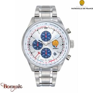 Montre Patrouille de France ATHOS 1 gris acier Homme 668150