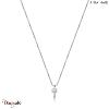 Under Lock & Key, Collier Argent plaqué rhodium  ANIA-HAIE N032-03H