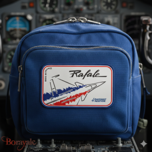 Patch Dassault Aviation Rafale Solo display rond, bleu, blanc, rouge