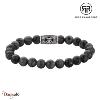 Bracelet Rebel & Rose Gris Séduction Vintage - 8mm L, Homme RR-80097-V-L