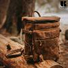 Sac à dos KASZER collection Nevada Marron naturel clair touché velours 20865-C6