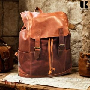 Sac à dos KASZER collection Rhodes cognac foncé 30006-C6