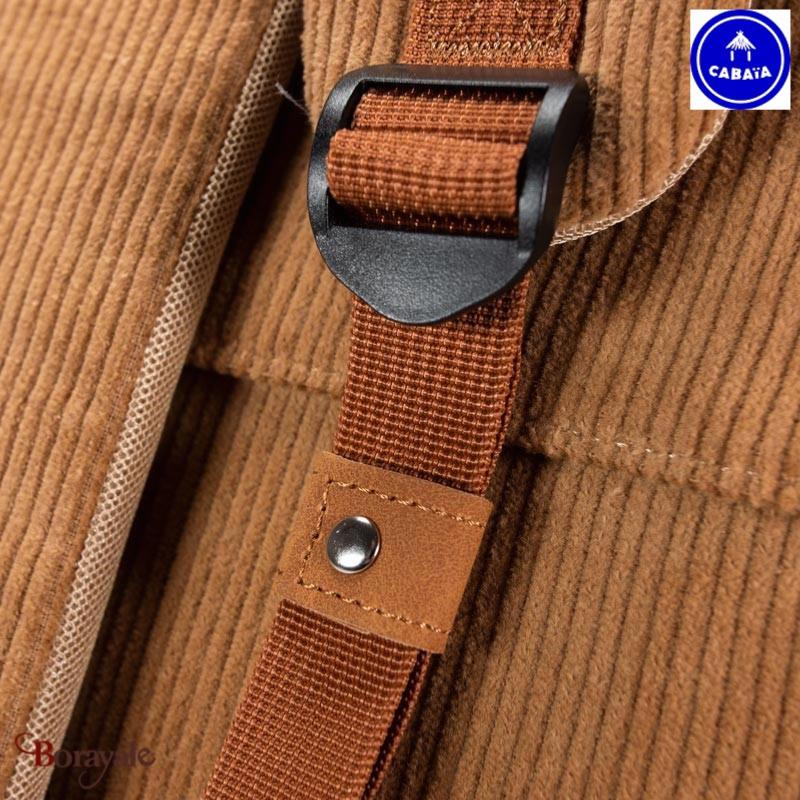 Sac à dos medium CABAIA Adventurer Dubaï Velours recyclé 3701328319481