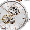 Montre PIERRE LANNIER Collection MELODIE argenté cuir automatique Femme