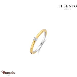 Bague TI Sento Minimaliste femme 12210ZY/54
