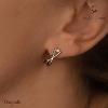 Boucles d'oreilles La Garçonne Diamant Etats d'âme argent 20400021